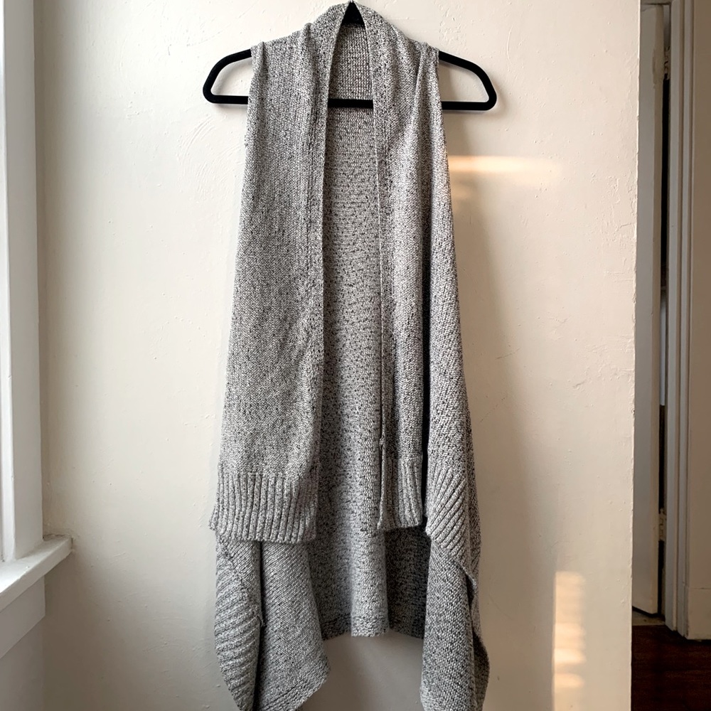 Cozy Gray Knit Vest